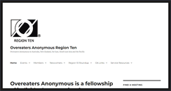 Desktop Screenshot of oaregion10.org